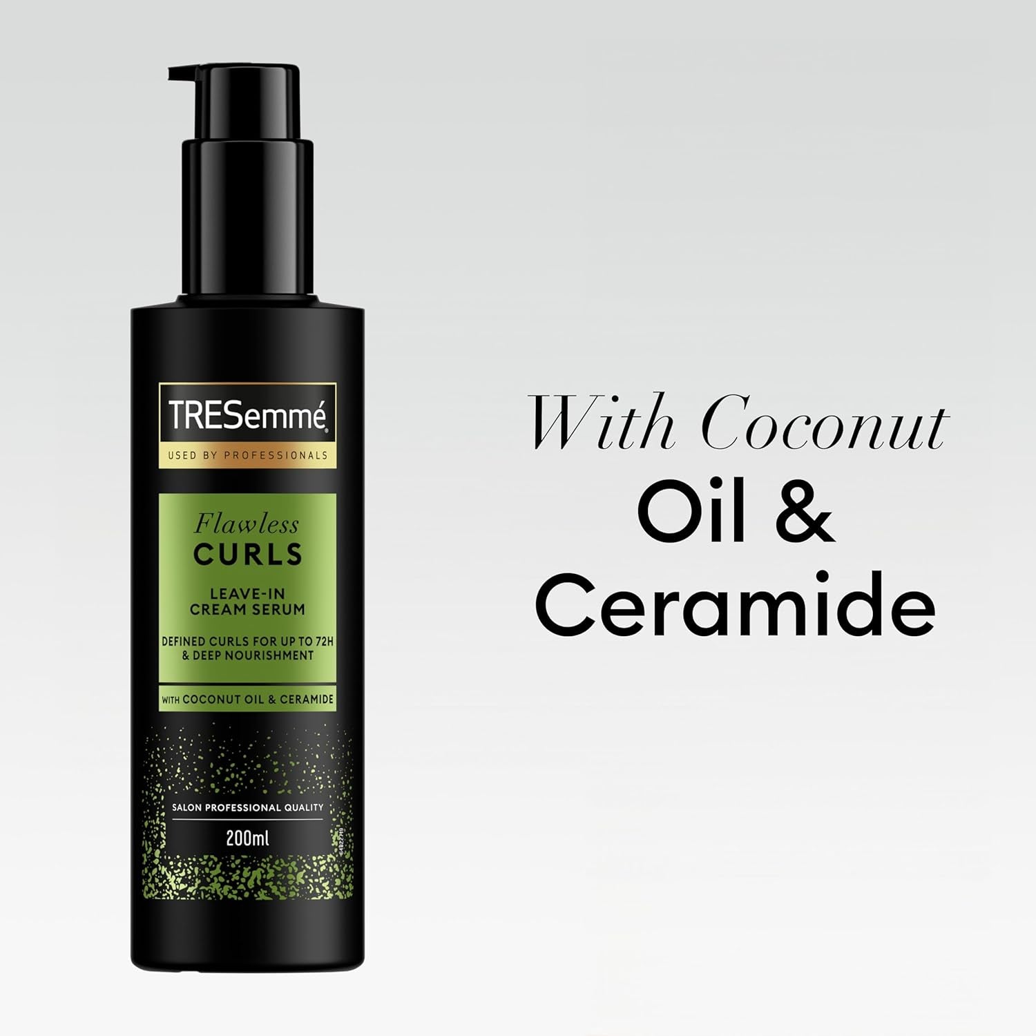 Flawless Curls Leave-In Cream Hair Serum Hair Treatment with Coconut Oil & Ceramide for Deep Nourishment & up to 72-Hour Curl Definition 200 Ml